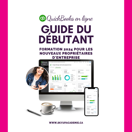 Quickbooks en ligne pour débutant